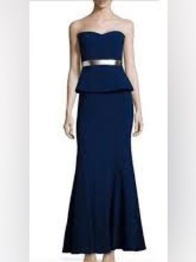 Aidan Mattox crepe gown